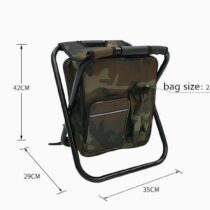 Chaise de voyage pliable multifonctionnelle Portable, sac à dos, tabouret de pêche 2